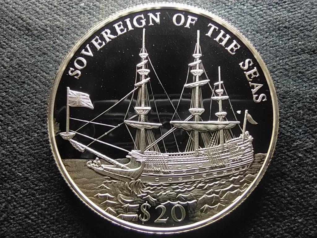 Lib&eacute;ria HMS A tengerek uralkod&oacute;ja .999 ez&uuml;st 20 Doll&aacute;r
