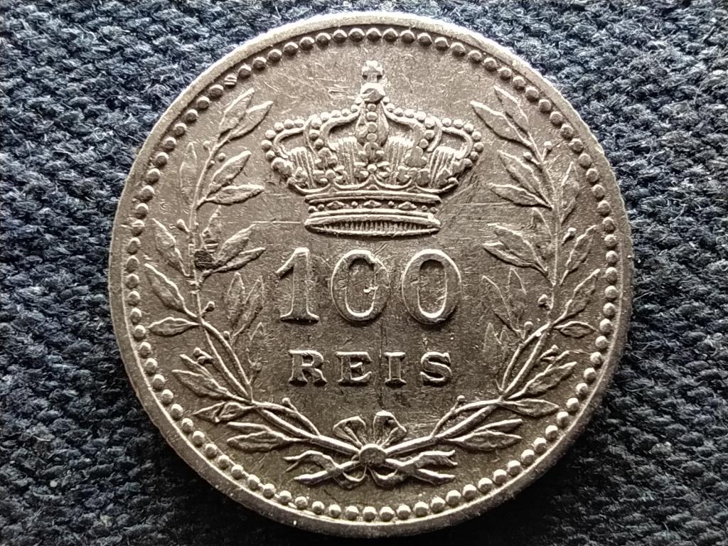 Portug&aacute;lia II. M&aacute;nuel (1908-1910) .835 ez&uuml;st 100 reis