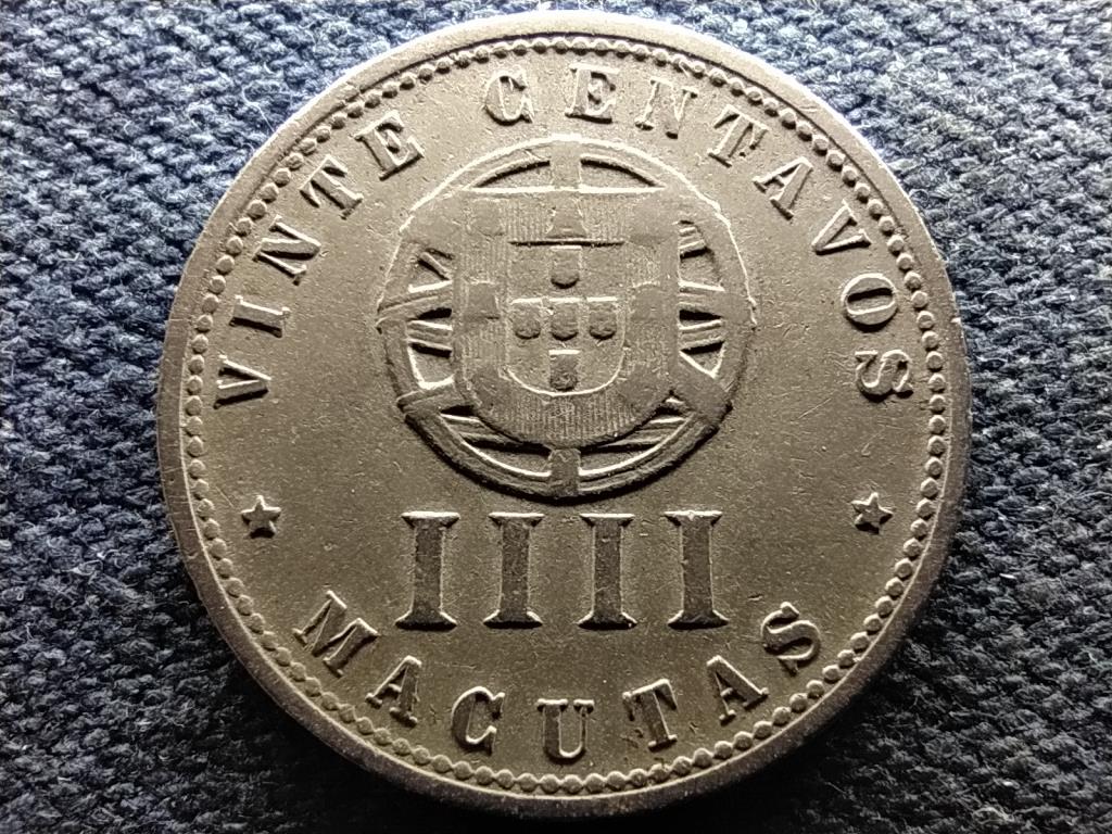 Angola Portug&aacute;l Birodalom gyarmata (1910-1951) 20 centavo 4 macuta