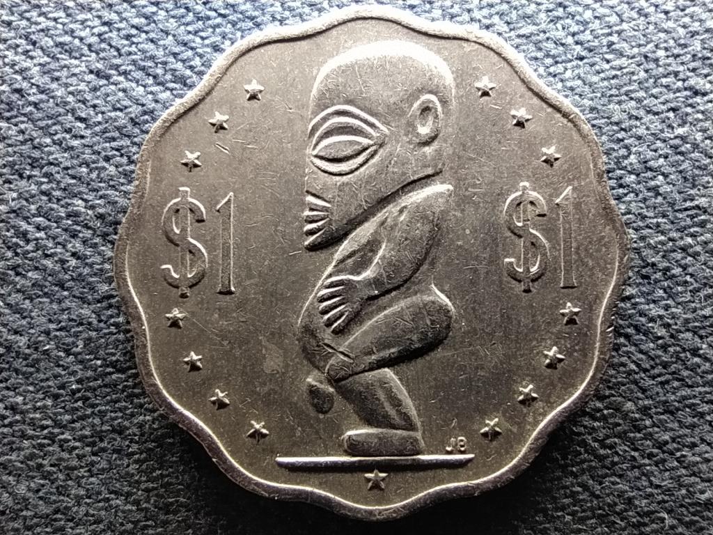 Cook-szigetek II. Erzs&eacute;bet (1952-1959) 1 Doll&aacute;r