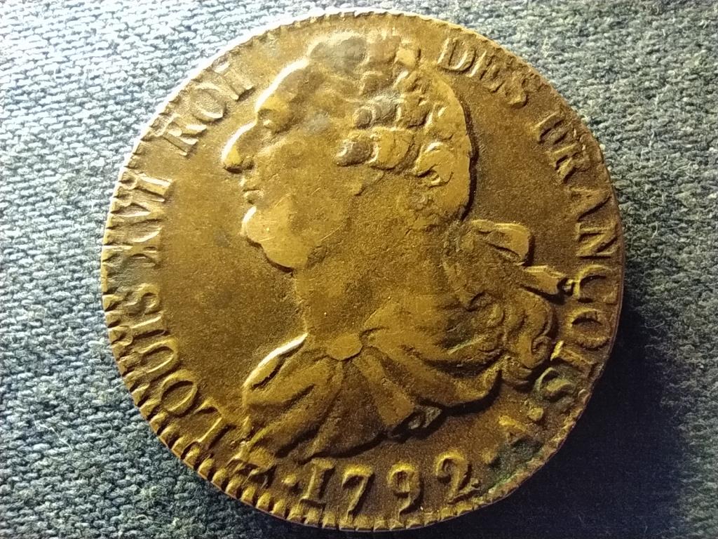 Franciaorsz&aacute;g XVI. Lajos (1774-1792) 2 Sol
