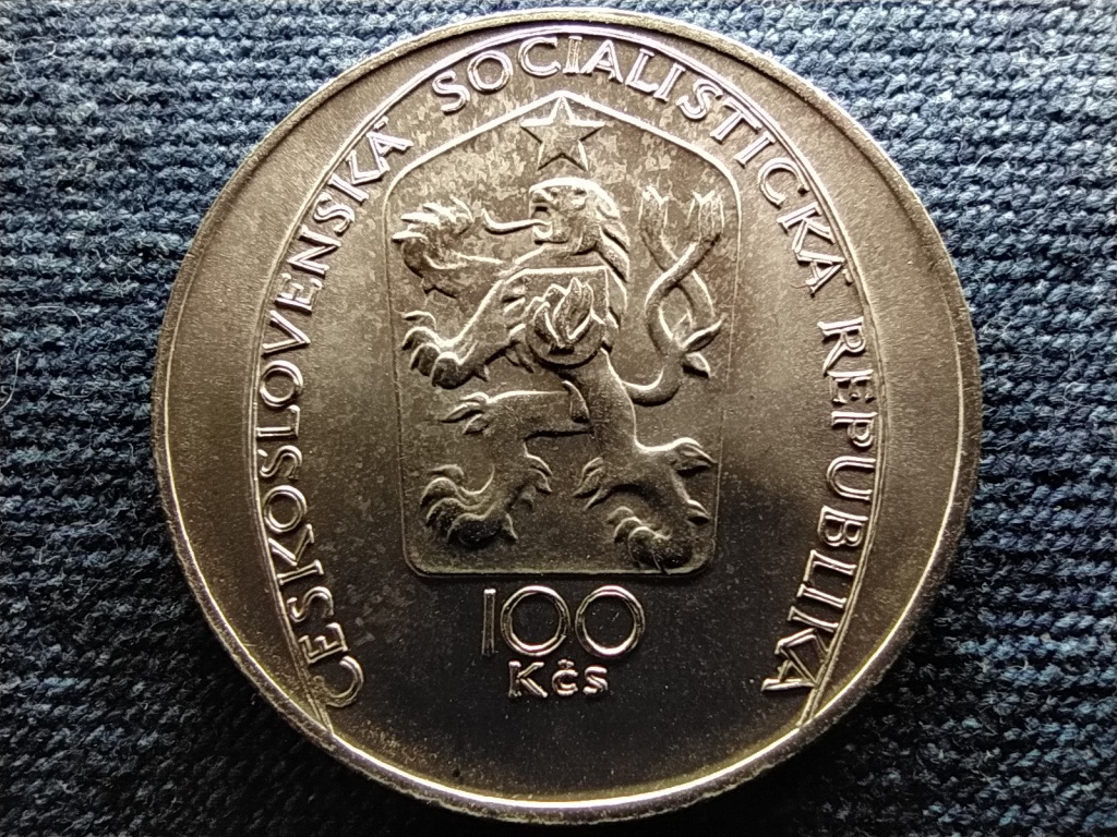 Csehszlov&aacute;kia Petr Brandl .500 ez&uuml;st 100 Korona