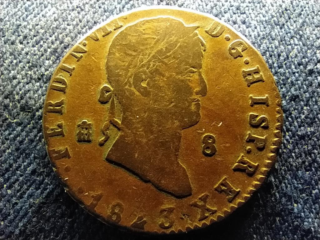 Spanyolorsz&aacute;g VII. Ferdin&aacute;nd (1813-1833) 8 Maravedis