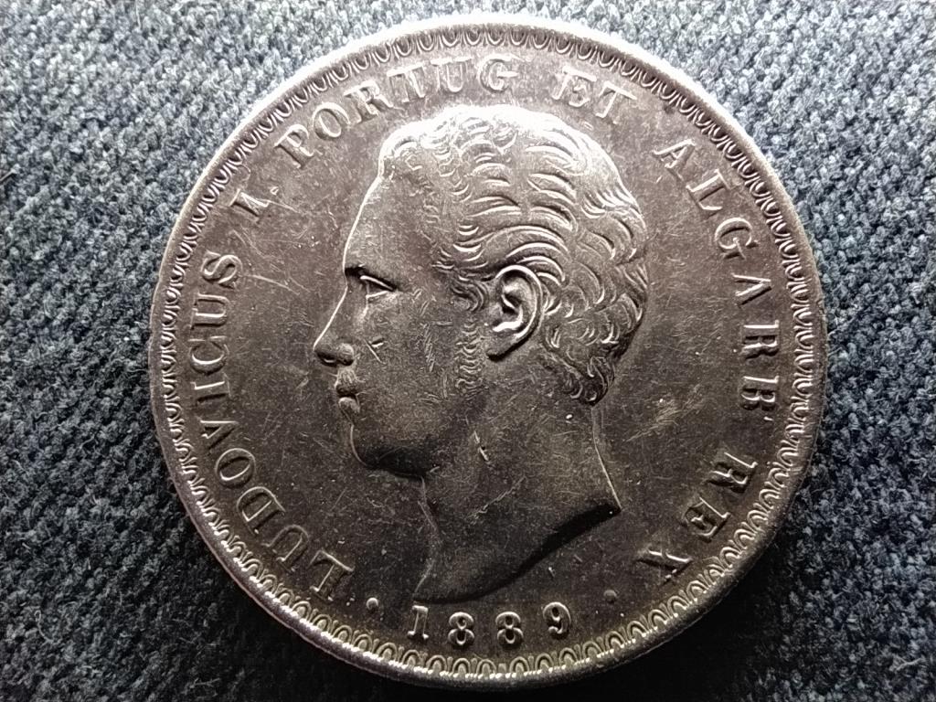 Portug&aacute;lia I. Lajos (1861-1889) .917 ez&uuml;st 500 Reis