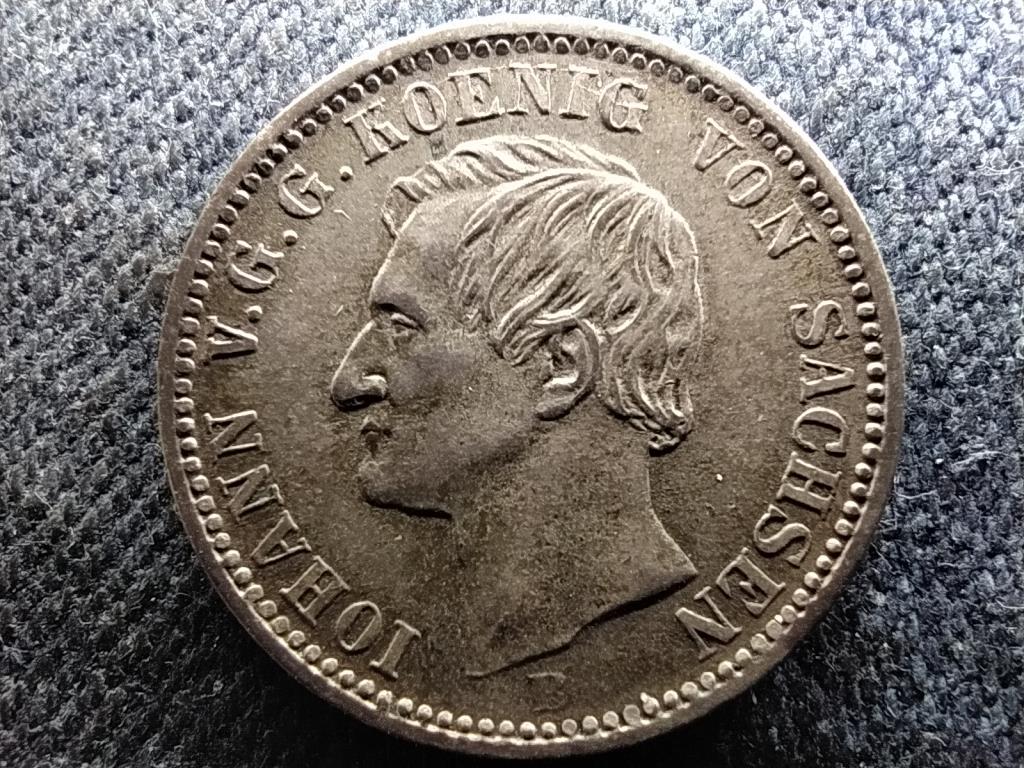 N&eacute;met &Aacute;llamok Sz&aacute;sz Kir&aacute;lys&aacute;g I. J&aacute;nos (1854-1873) .521 ez&uuml;st 1/6 tall&eacute;r