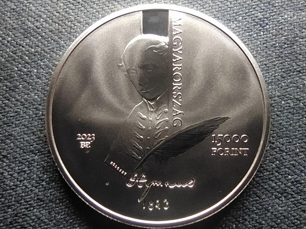 Himnusz meg&iacute;r&aacute;s&aacute;nak 200. &eacute;vfordul&oacute;ja .925 ez&uuml;st 15000 Forint