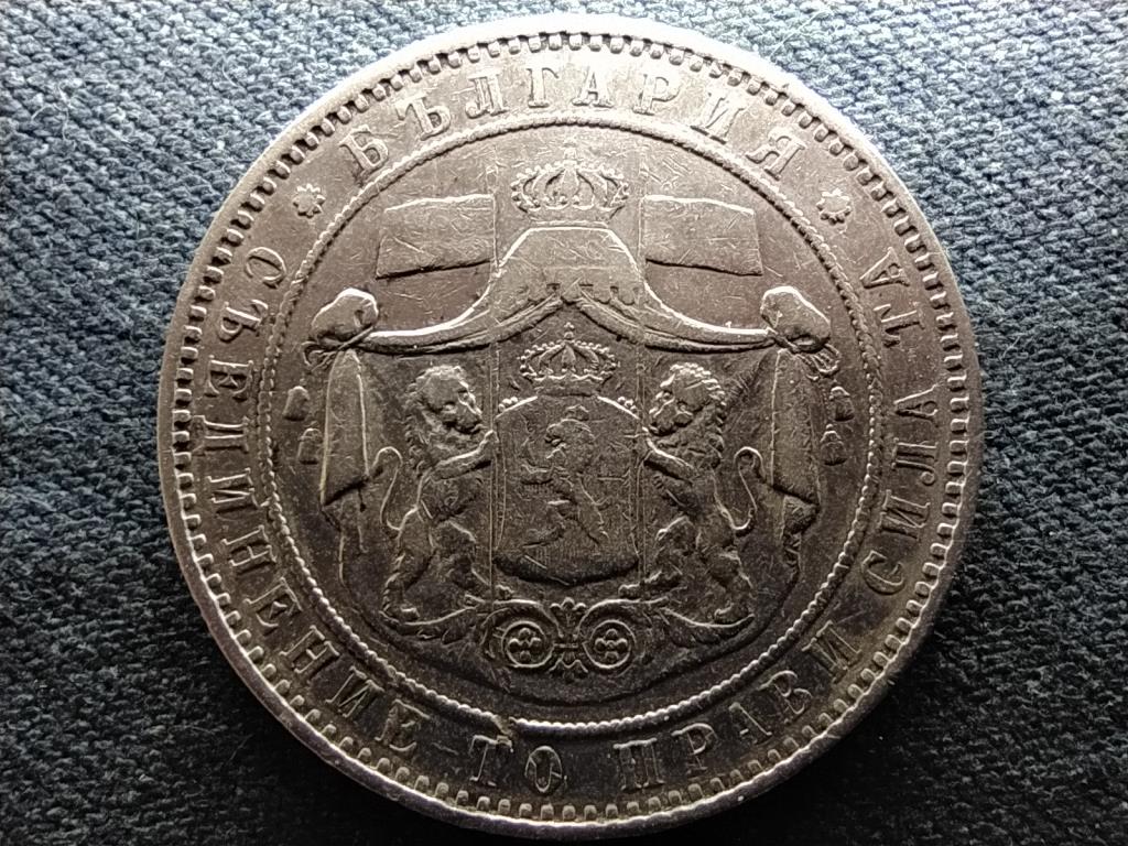 Bulg&aacute;ria I. S&aacute;ndor (1879-1886) .900 ez&uuml;st 5 Leva