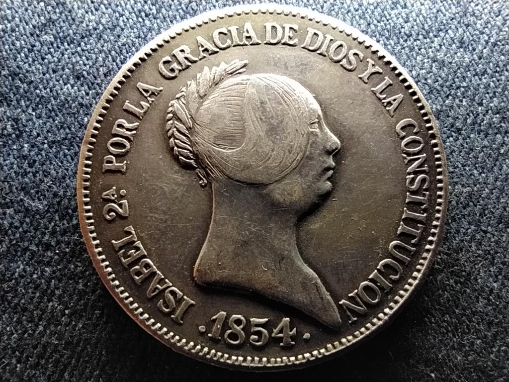 Spanyolorsz&aacute;g II. Izabella (1833-1868) .900 ez&uuml;st 20 Re&aacute;l