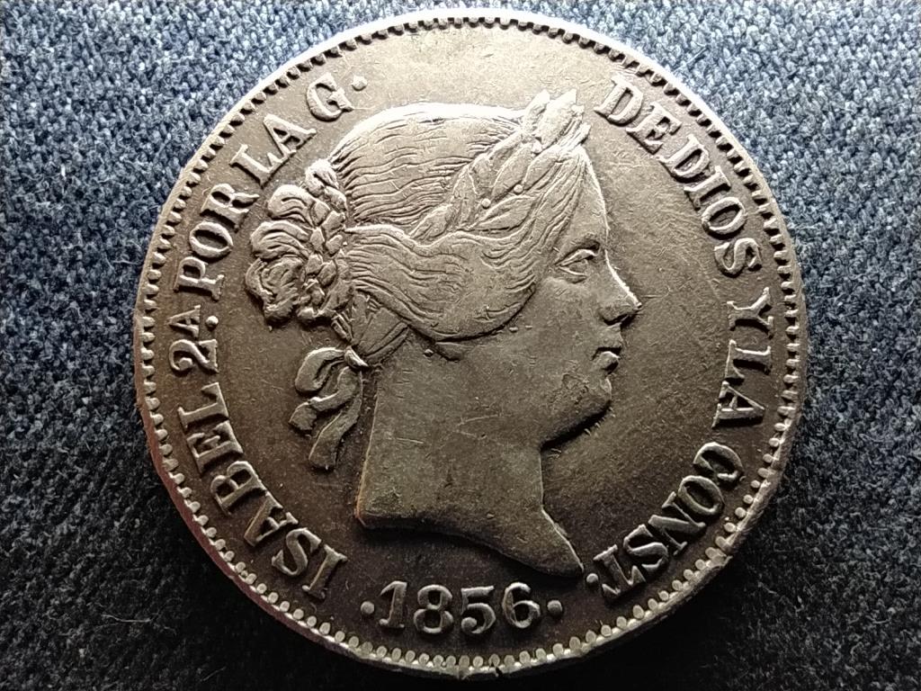 Spanyolorsz&aacute;g II. Izabella (1833-1868) .900 ez&uuml;st 20 Re&aacute;l