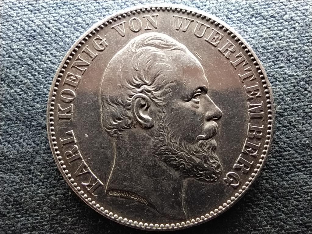 N&eacute;met &Aacute;llamok I. K&aacute;roly (1864-1891) .900 ez&uuml;st 1 Tall&eacute;r
