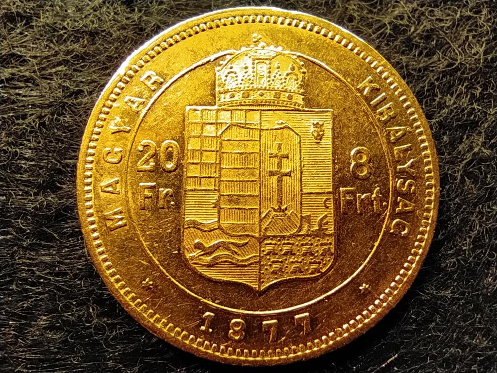 Magyarorsz&aacute;g I. Ferenc J&oacute;zsef (1848-1916) .900 arany 20 frank 8 Forint 6,45g