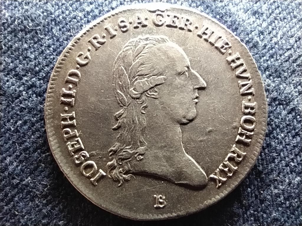Ausztria II. J&oacute;zsef (1765-1790) .873 ez&uuml;st 1/4 Koronatall&eacute;r