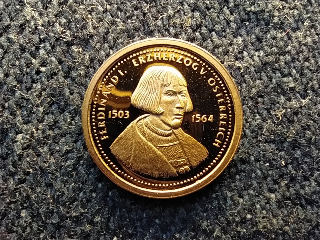 Ausztria I. Ferdin&aacute;nd főherceg .333 arany 0,5g