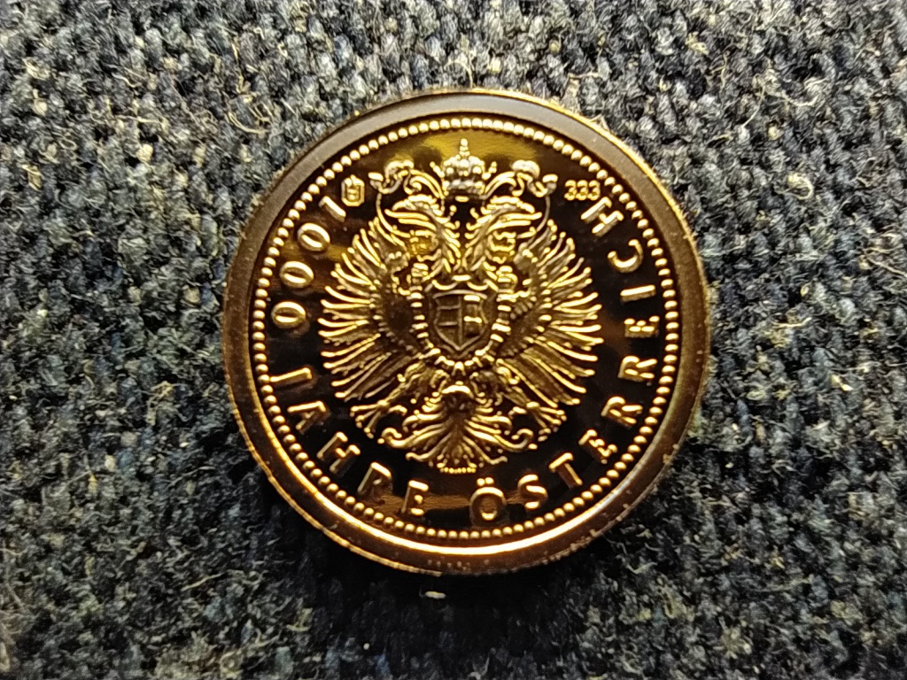 Ausztria Frigyes herceg .333 arany 0,5g