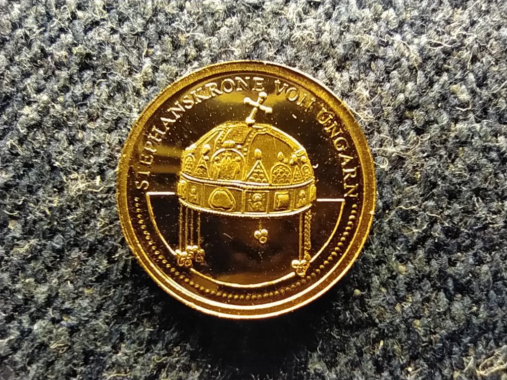 Ausztria Istv&aacute;n magyar koron&aacute;ja .375 arany