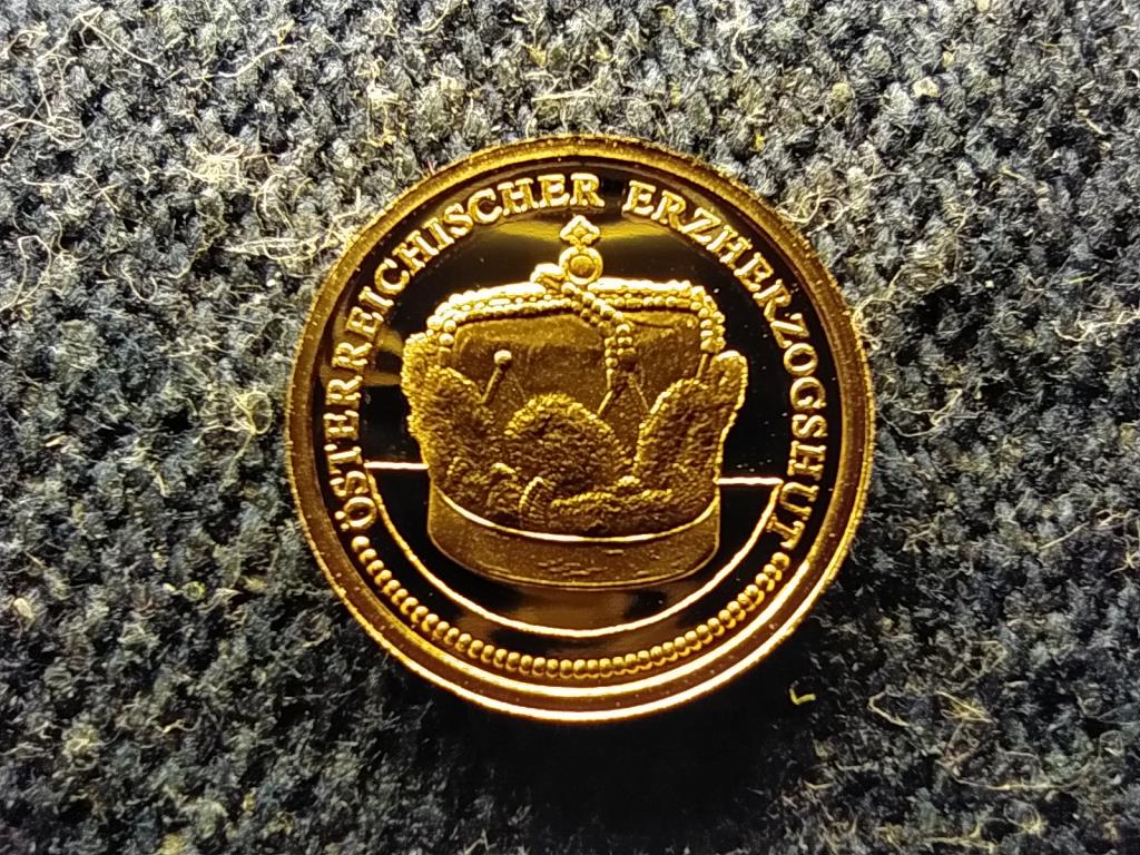 Ausztria Osztr&aacute;k főhercegi kalap .375 arany