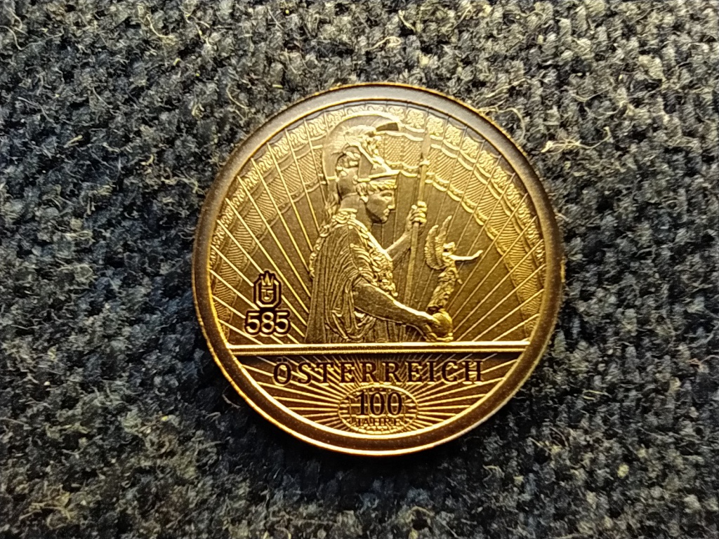 Ausztria 1955. m&aacute;jus 15. &Aacute;llamnap arany 0,5g
