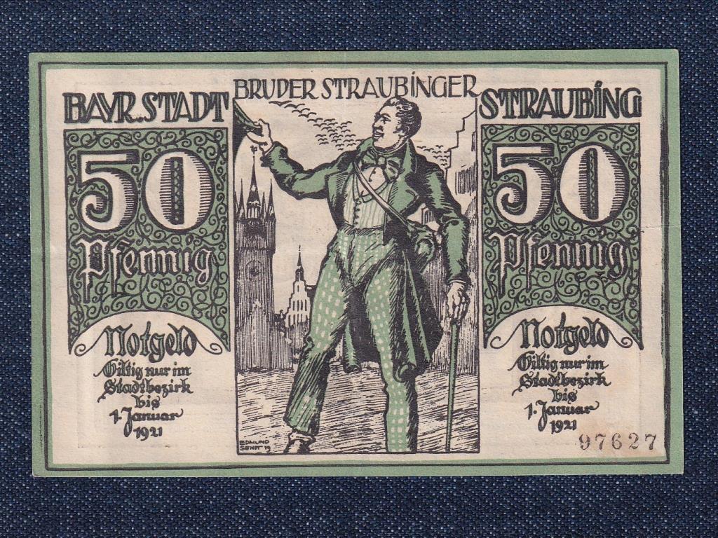 N&eacute;metorsz&aacute;g Straubing 50 Pfennig sz&uuml;ks&eacute;gp&eacute;nz