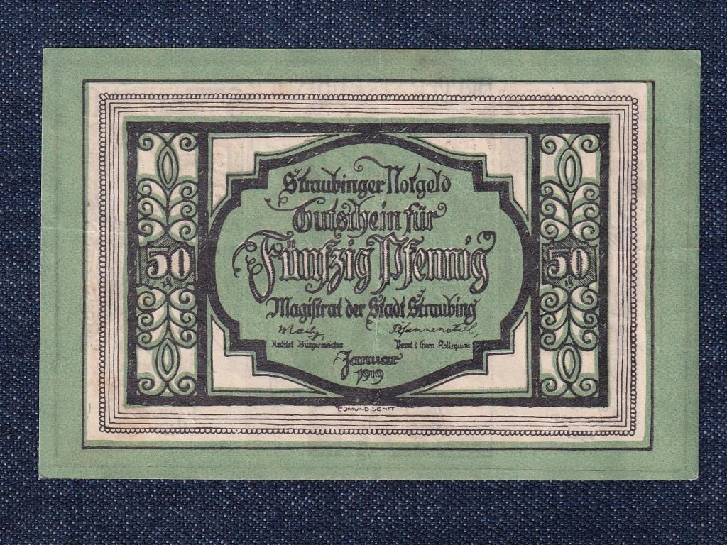 N&eacute;metorsz&aacute;g Straubing 50 Pfennig sz&uuml;ks&eacute;gp&eacute;nz