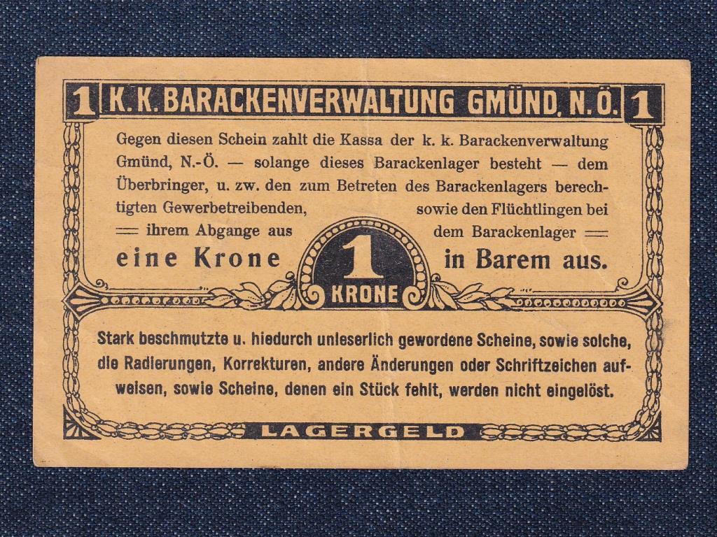 Ausztria 1 Korona sz&uuml;ks&eacute;gp&eacute;nz