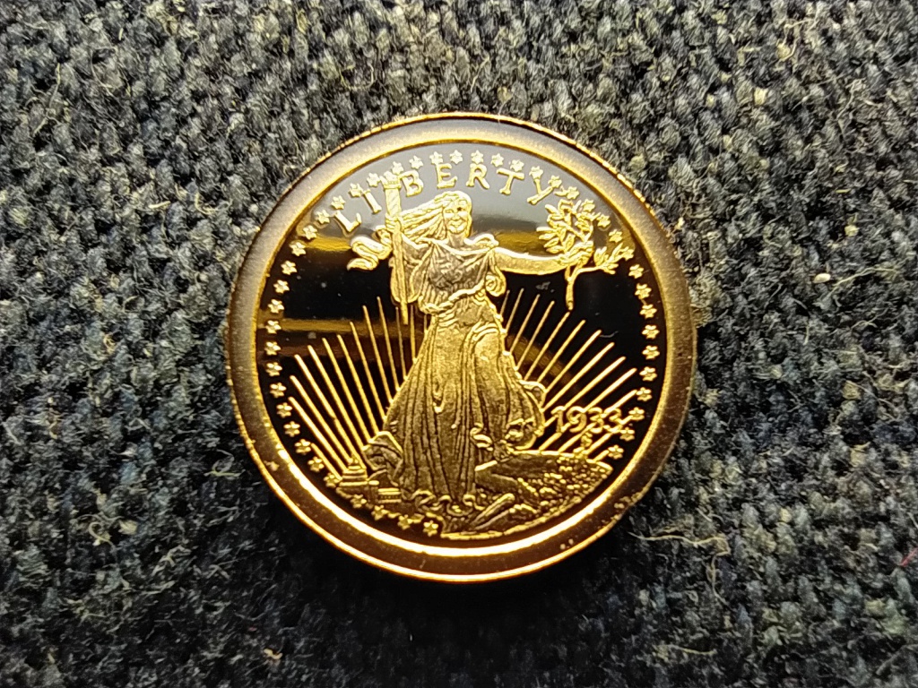 USA Liberty 20 doll&aacute;r 1933 .585 arany m&aacute;solat