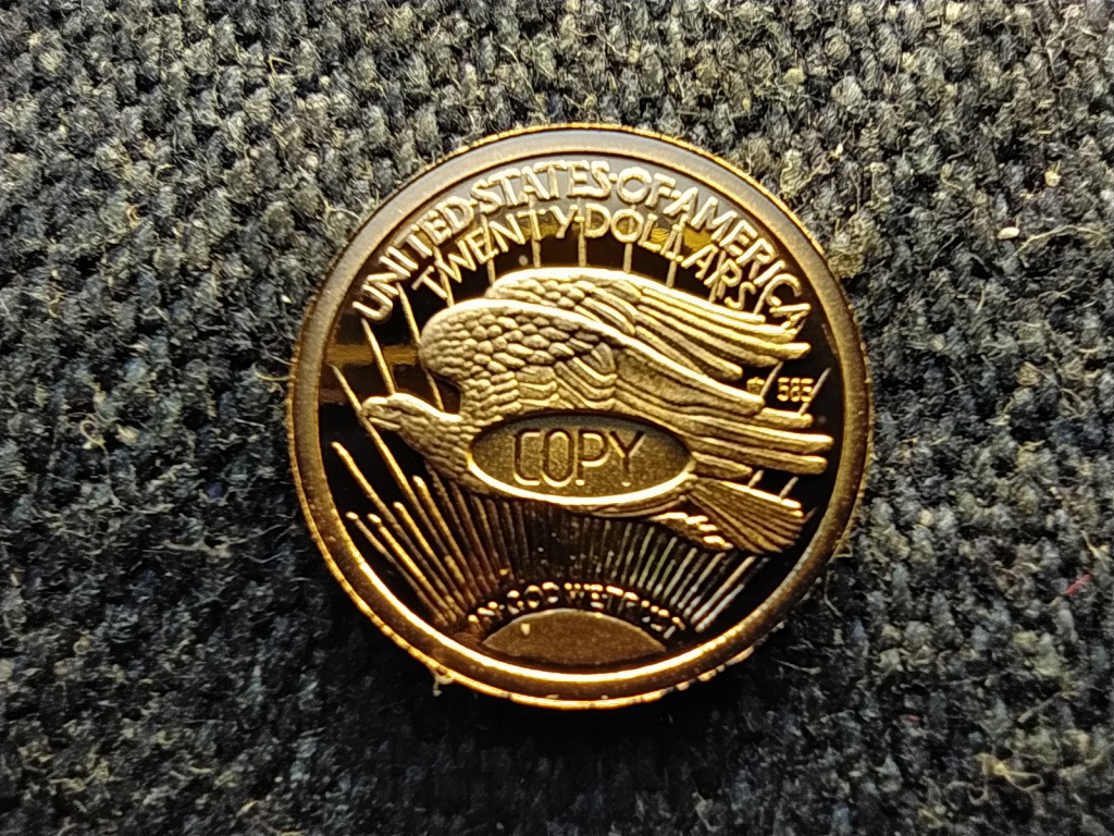 USA Liberty 20 doll&aacute;r 1933 .585 arany m&aacute;solat