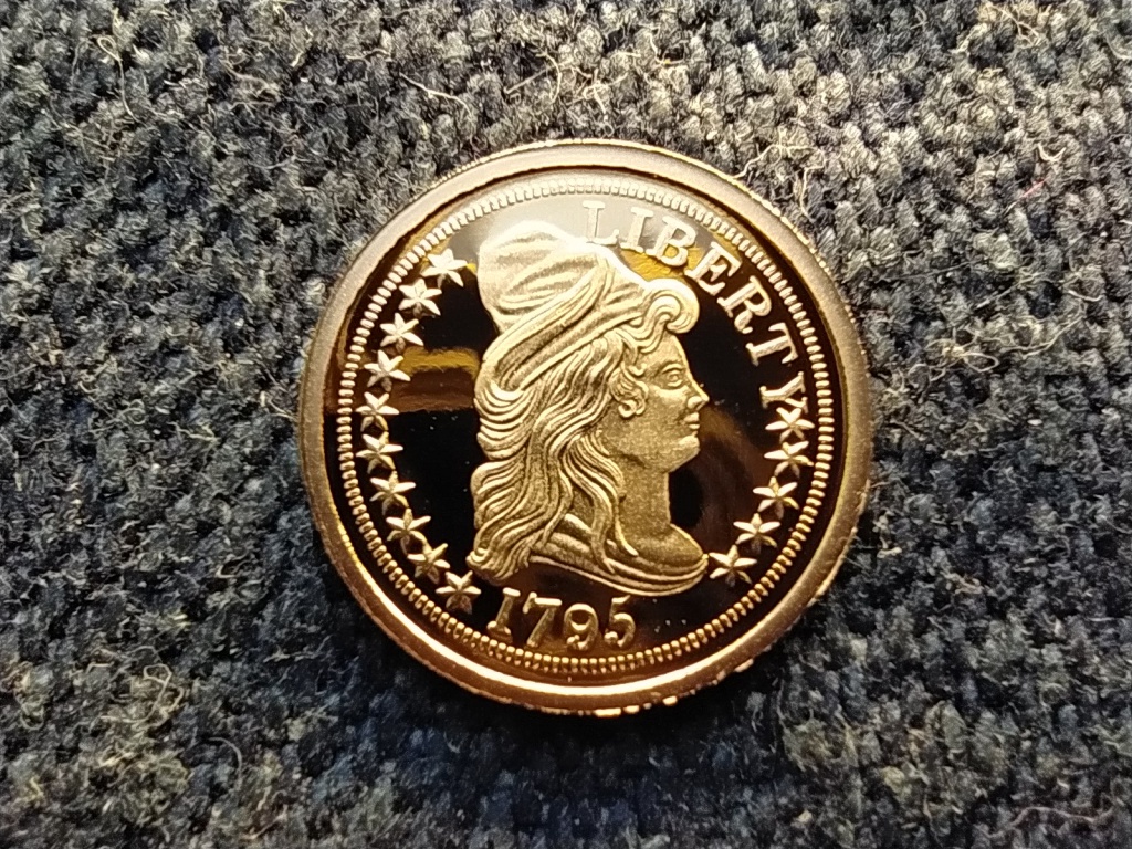 USA Liberty doll&aacute;r 1795 .585 arany m&aacute;solat