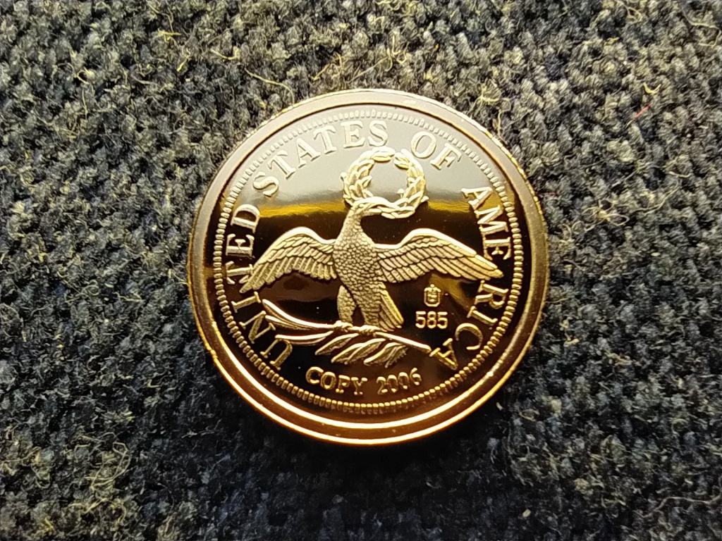USA Liberty doll&aacute;r 1795 .585 arany m&aacute;solat