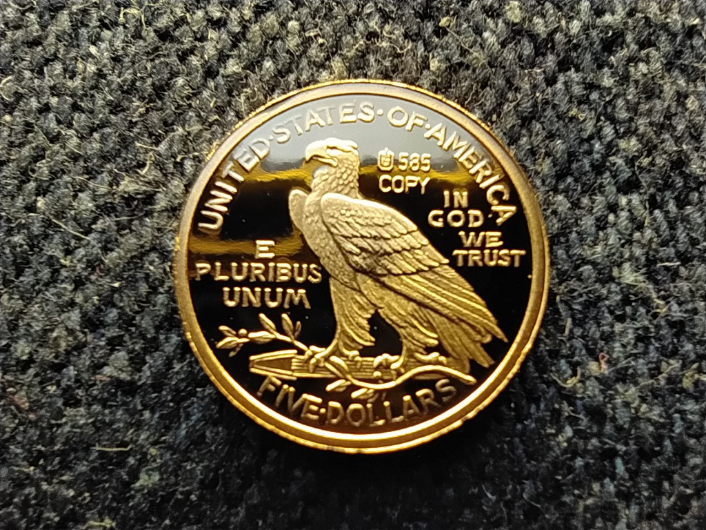 USA Liberty 5 doll&aacute;r 1929 .585 arany m&aacute;solat