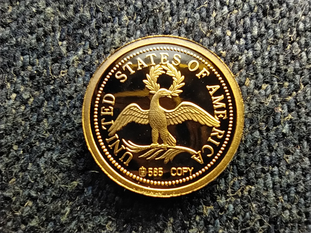 USA Liberty doll&aacute;r 1797 .585 arany m&aacute;solat