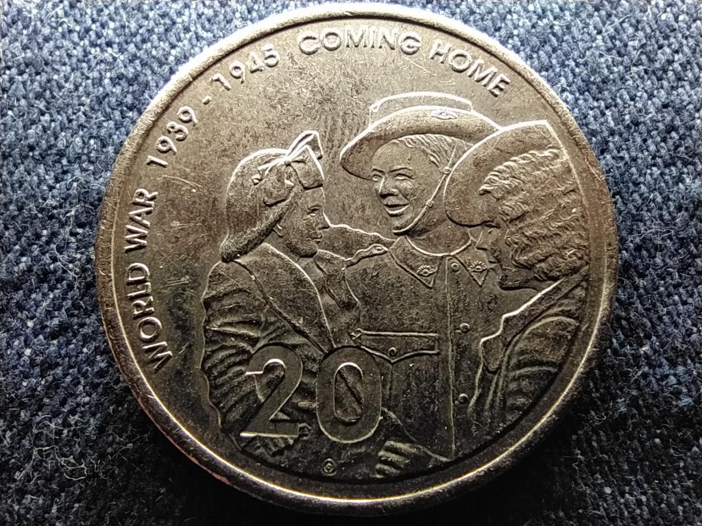 Ausztr&aacute;lia A m&aacute;sodik vil&aacute;gh&aacute;bor&uacute; v&eacute;ge 20 Cent