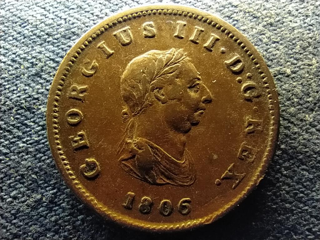 Anglia III. Gy&ouml;rgy (1760-1820) 1/2 Penny