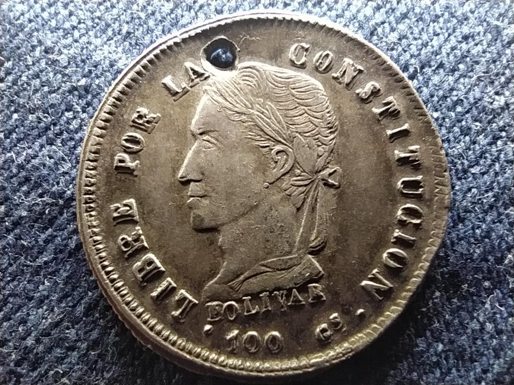 Bol&iacute;via K&ouml;zt&aacute;rsas&aacute;g (1825-2009) .903 ez&uuml;st 2 Sol