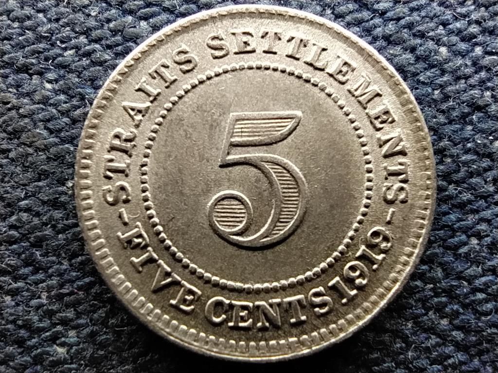 Malajzia V. Gy&ouml;rgy (1910-1936) 5 Cent