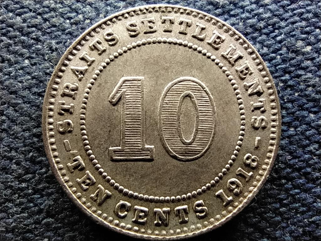 Malajzia V. Gy&ouml;rgy (1910-1936) 10 Cent