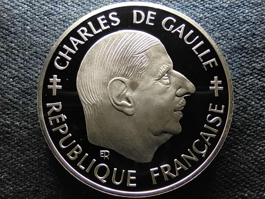 Franciaorsz&aacute;g Charles de Gaulle .900 ez&uuml;st 1 Frank