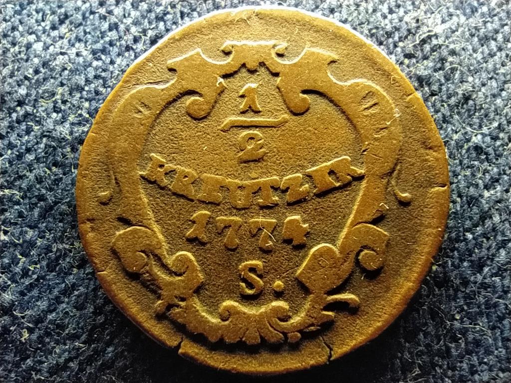 Magyarorsz&aacute;g II. J&oacute;zsef (1780-1790) 1/2 Krajc&aacute;r
