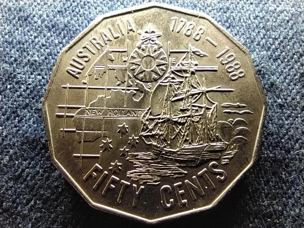 Ausztr&aacute;lia Az első flotta 200. &eacute;vfordul&oacute;ja 50 Cent