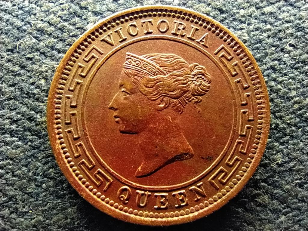 Sri Lanka Vikt&oacute;ria (1870-1901) 1/2 Cent