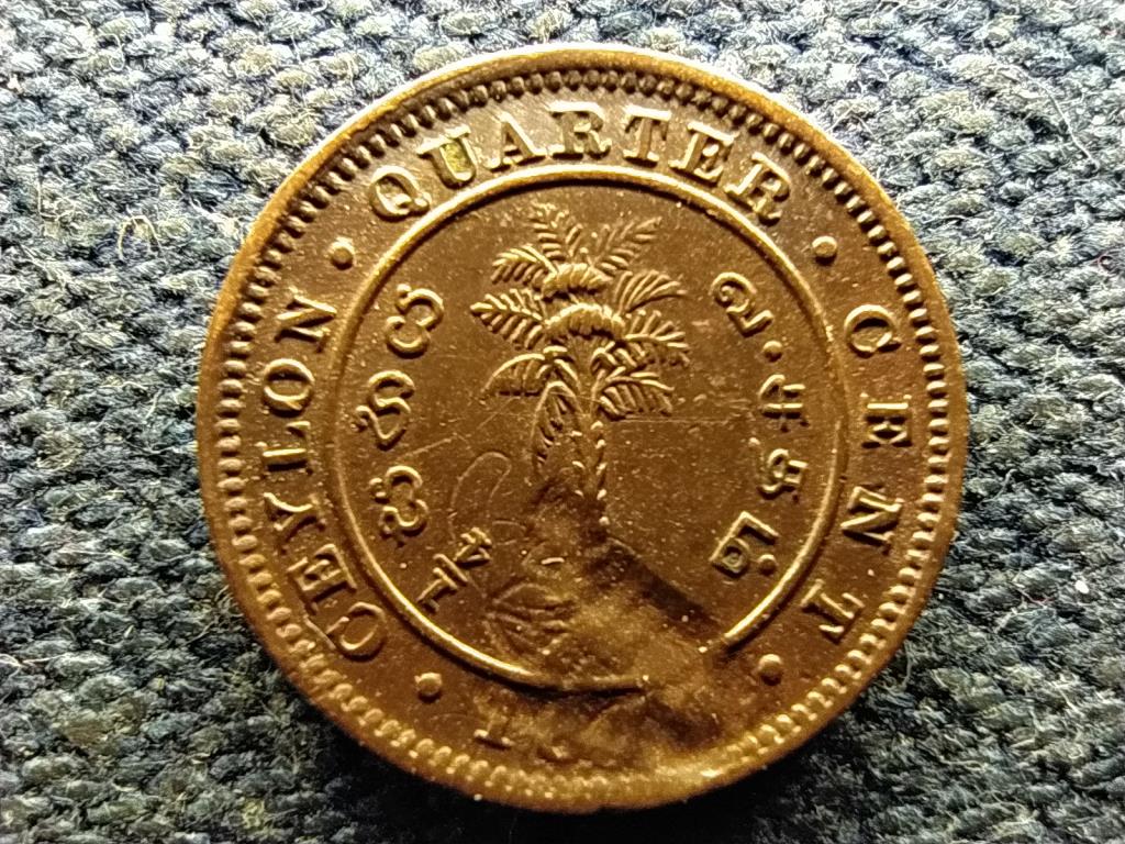 Sri Lanka Vikt&oacute;ria (1870-1901) 1/4 Cent