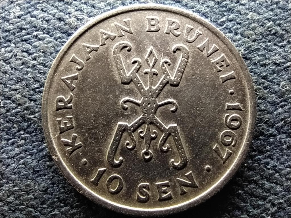 Brunei III. Omar Ali (1950-1967) 10 Sen