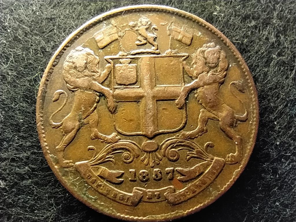 Brit India Vikt&oacute;ria (1837-1901) 1/4 Anna