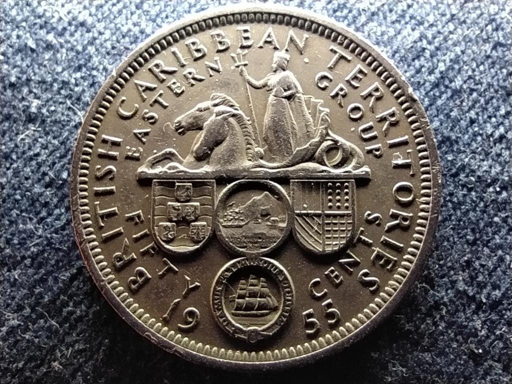 Kelet-karibi &Aacute;llamok Szervezete II. Erzs&eacute;bet (1952-2022) 50 Cent
