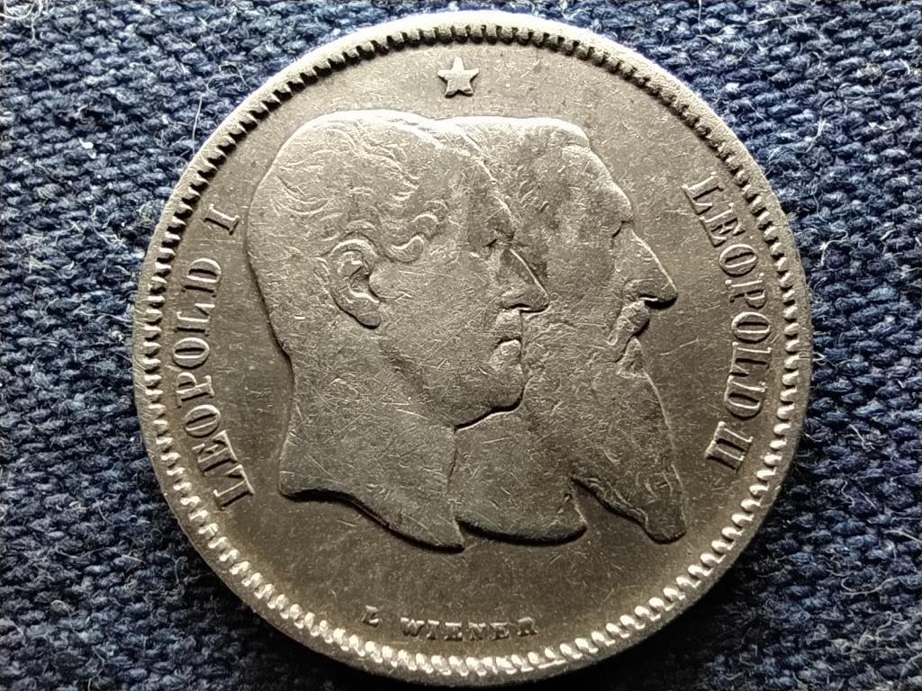 Belgium F&uuml;ggetlens&eacute;g 1 Frank .835 Ez&uuml;st 