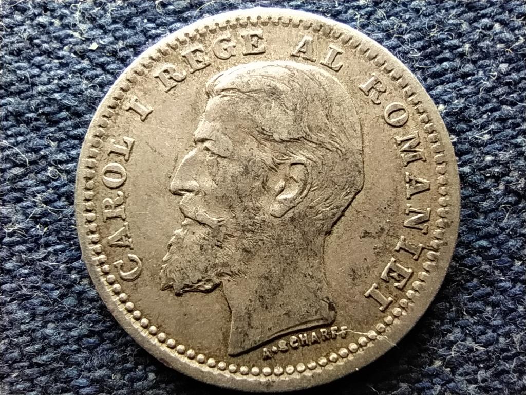 Rom&aacute;nia I. K&aacute;roly (1866-1914) 50 Bani .835 Ez&uuml;st 