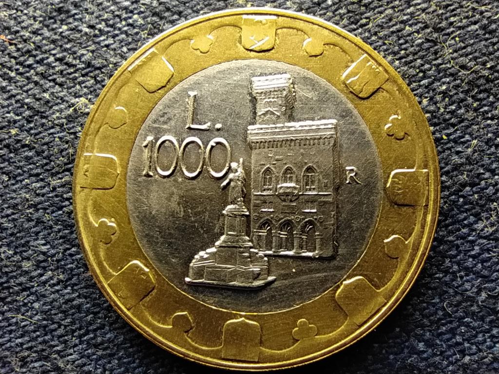 San Marino A kast&eacute;ly &eacute;p&iacute;t&eacute;s&eacute;nek ezredfordul&oacute;ja 1000 L&iacute;ra 