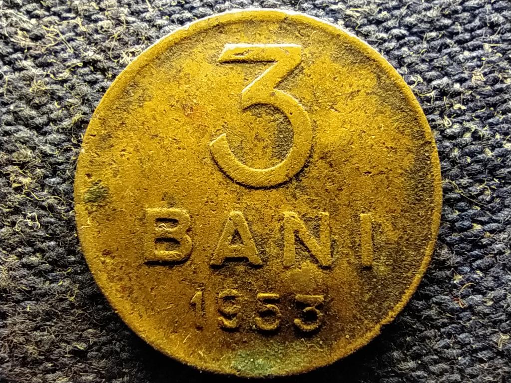 Rom&aacute;nia N&eacute;pk&ouml;zt&aacute;rsas&aacute;g (1947-1965) 3 Bani 