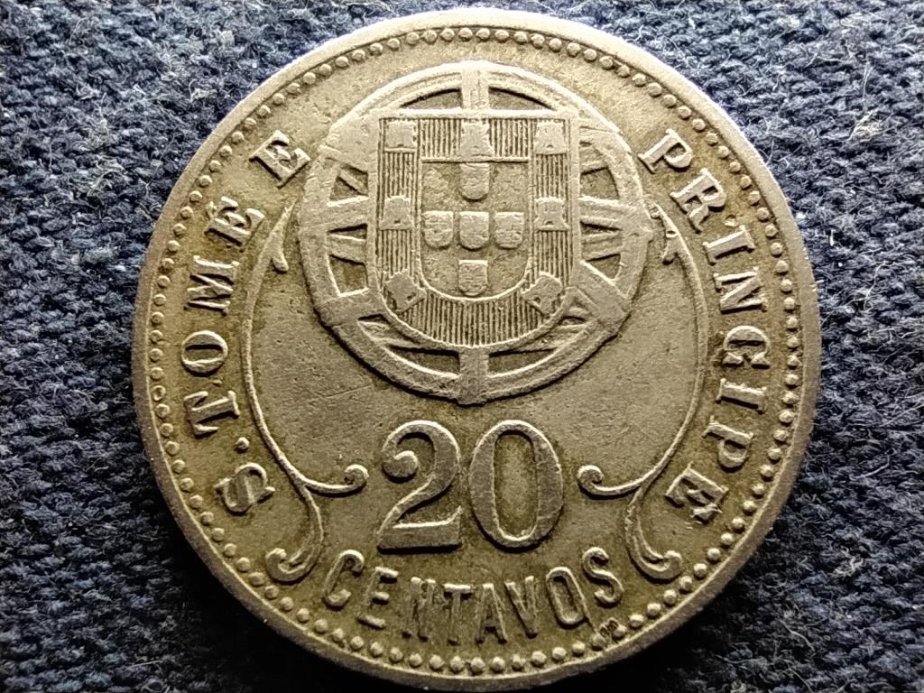 Sao Tom&eacute; &eacute;s Principe Portug&aacute;l Birodalom gyarmata (1910-1951) 20 Centavo 