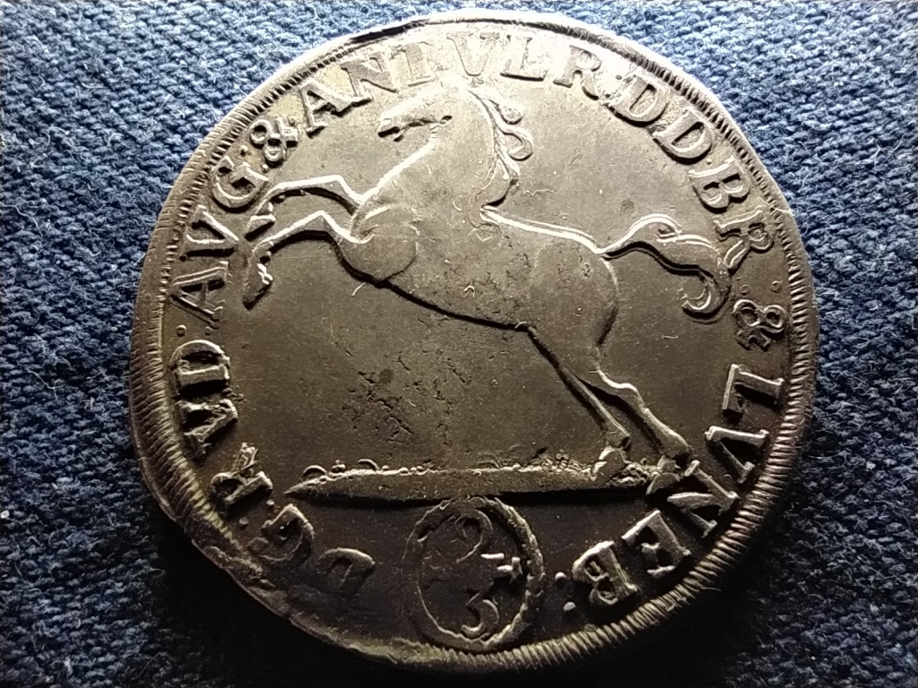N&eacute;met &Aacute;llamok Brunswick-Wolfenb&uuml;ttel fejedelems&eacute;g Rudolf August (1666-1704) Ez&uuml;st 24 Mariengroschen 