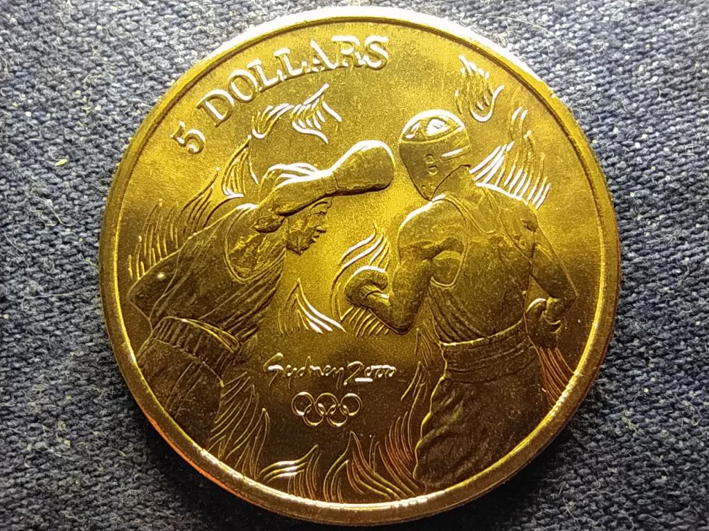 Ausztr&aacute;lia XXVII. Ny&aacute;ri Olimpia Sydney Boksz 5 Doll&aacute;r 